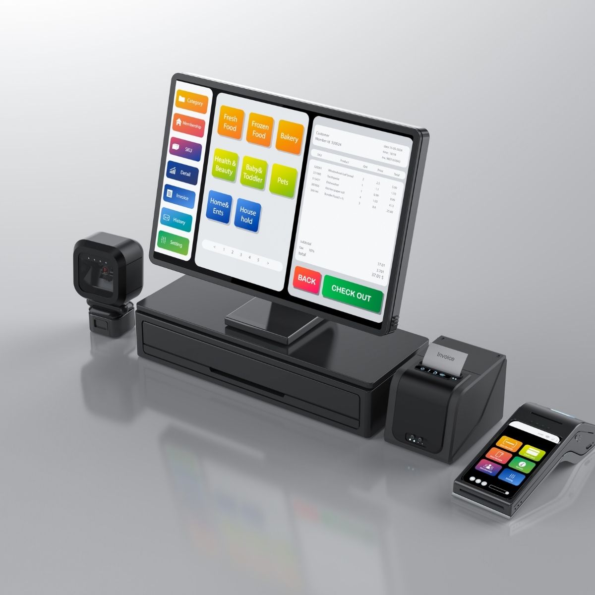 Máy POS Cảm Ứng CNET-7