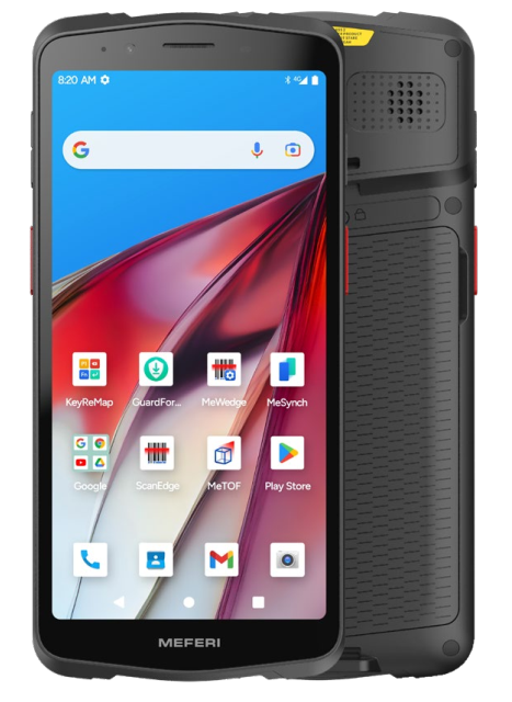 ME61/Qualcomm Snapdragon SD680,2.4GHz,8-core/Android 13, upgradable to Android 18/4GB RAM + 64GB ROM/Meferi SE5070 Standard Range Engine/Nano SIM x1 + ESIM x1/Standard Battery 5000mAh + Backup Battery 50mAh/NFC 13.56Mhz/