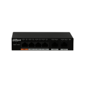 6-Port Fast Ethernet Switch with 4-Port PoE