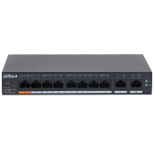 10-Port Cloud Managed Desktop Switch with 8-Port PoE