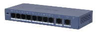 10-Port Unmanaged Desktop Switch with 8-Port PoE