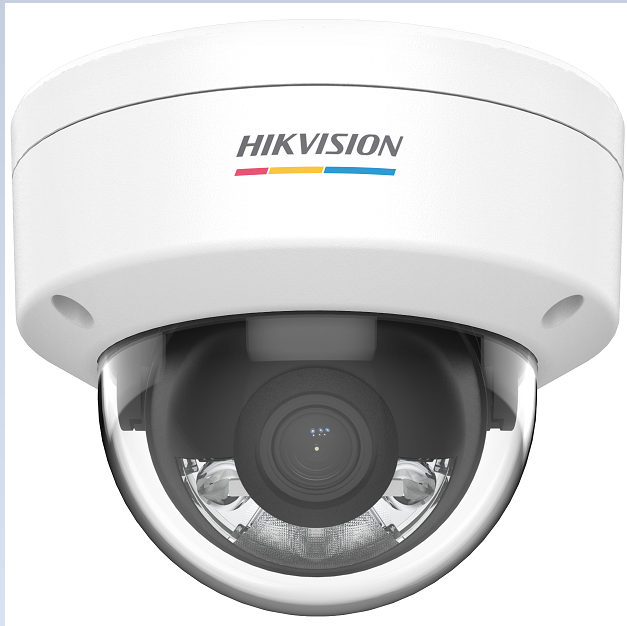 Camera bán cầu ngoài trời 2MP – Camera ColorVu phát hiện người phương tiện, cùng Chế độ đèn thông minh