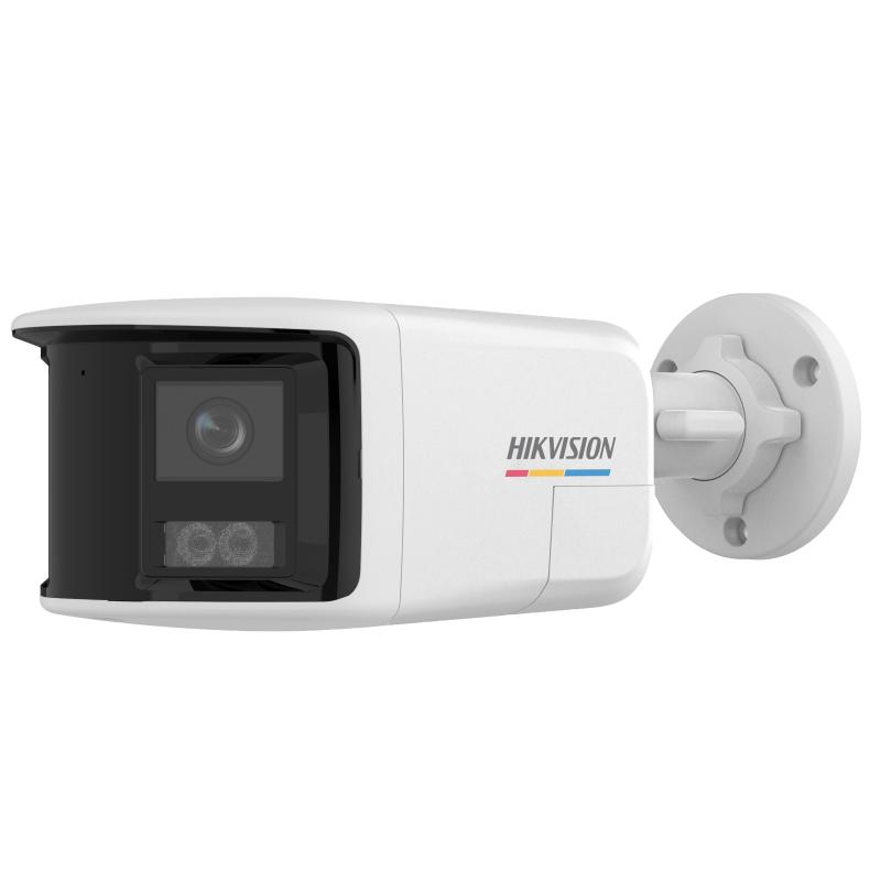 Camera IP thân trụ 6MP - 2 ỐNG KÍNH GÓC SIÊU RỘNG 180°, ColorVu