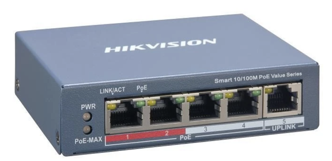 Switch mạng thông minh 4 cổng PoE
