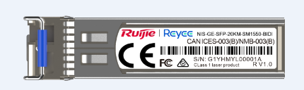 Gigabit BIDI Transceiver - TX1550/RX1310, 20km, LC