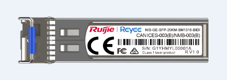 Gigabit BIDI Transceiver - TX1310/RX1550, 20km, LC