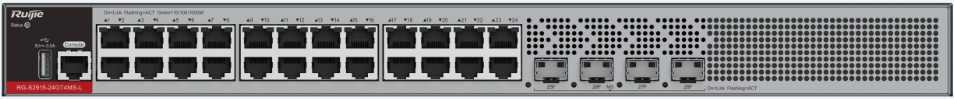 24-port 10/100/1000BASE-T + 4-port 2.5GE/1GE SFP